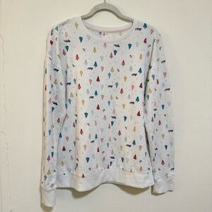 LC Lauren Conrad Multicolor Patterned Sweater